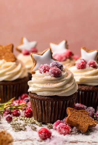 Gingerbread Cupcakes with Cream Cheese Frosting