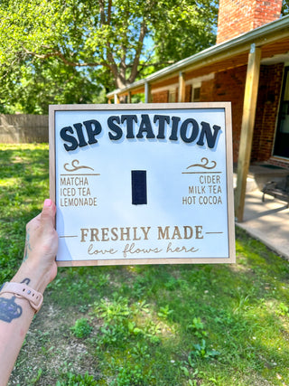 Sip Station (Sign Only)